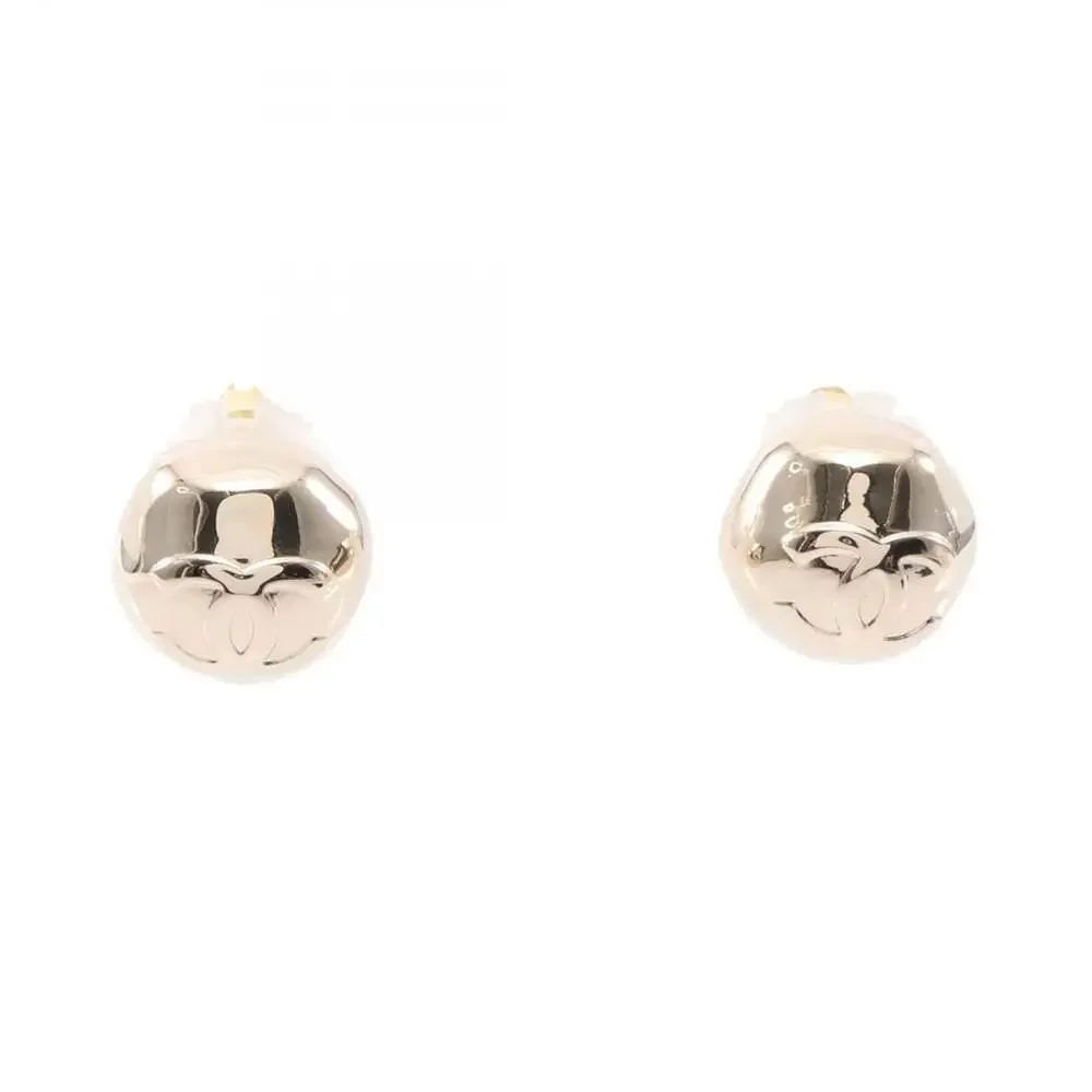 Chanel Cc Logo Earrings Metal Gold-Tone #246838C11B